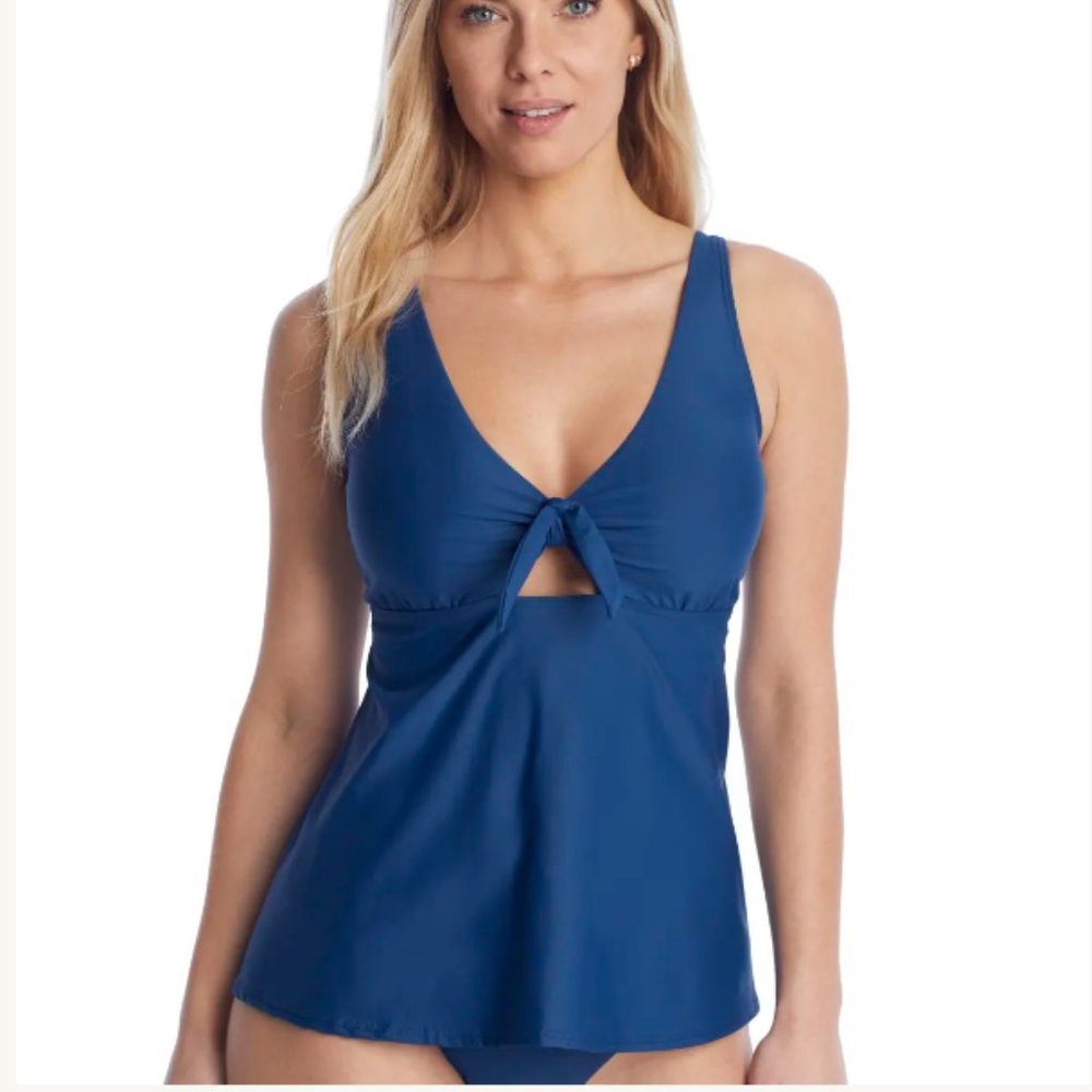 Croft & Barrow Blue Swimsuit One Piece Women's Size 24W